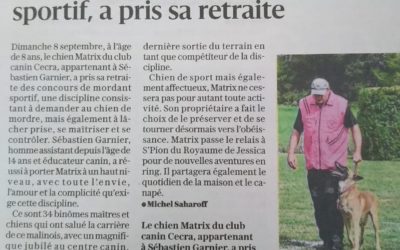MATRIX, Dauphiné Libéré du 11/09/2024