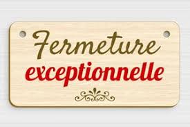 Fermeture le 1er novembre 2025